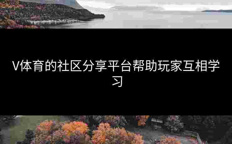 V体育的社区分享平台帮助玩家互相学习