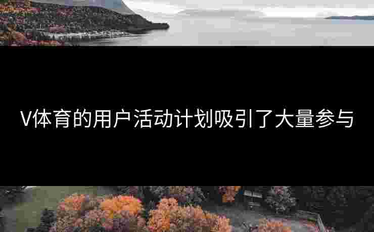 V体育的用户活动计划吸引了大量参与