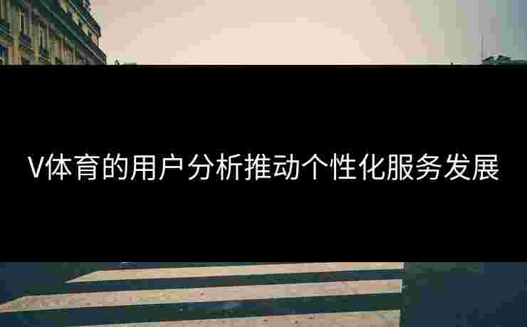 V体育的用户分析推动个性化服务发展